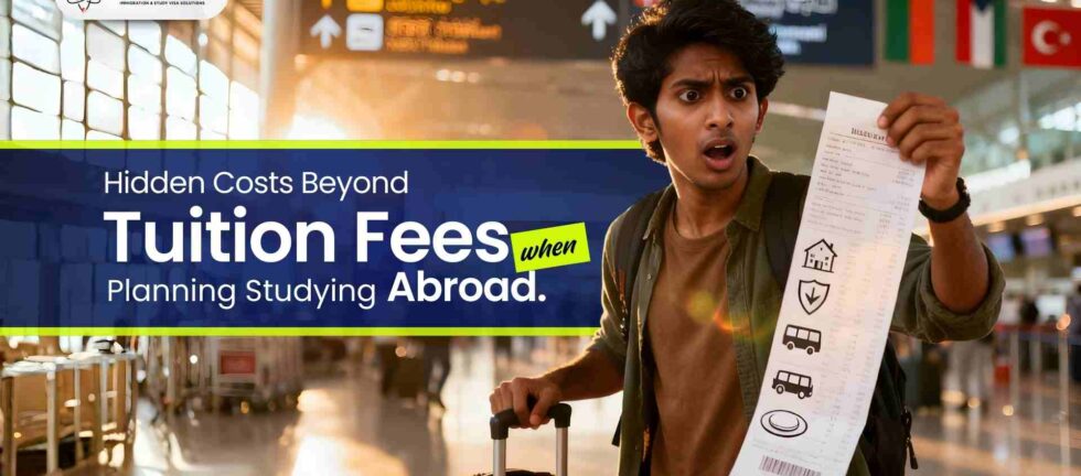 hidden costs beyond tuition fees when planning studying abroad; how to plan finances for studying abroad; budgeting for students abroad; study abroad planning; study abroad living costs; study abroad expenses; hidden costs of studying abroad; international student budgeting tips