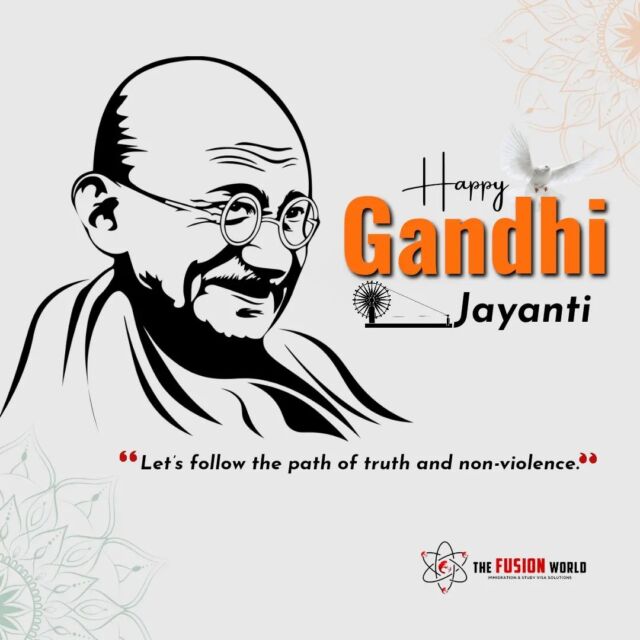 🕊️ Happy Gandhi Jayanti! 🇮🇳

Fusion World honors the legacy of Mahatma Gandhi. Let's embrace truth, non-violence, and unity. Be the change you want to see. 🌟 

#gandhijayanti #happygandhi #gandhi #mahatmagandhi #heyram #peace #freedomfighter