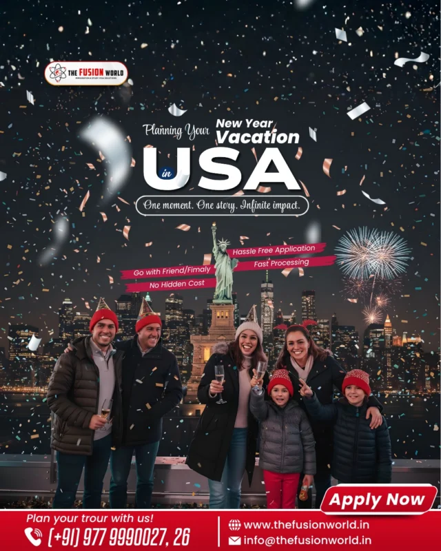 Ring in the New Year under the dazzling NYC skyline. 

Plan your dream trip with loved ones and make infinite impacts with our fast processing, no hidden costs, and hassle-free applications. 

Book your FREE 1:1 consultation now.

#USATrip #USAVacation #ExploreUSA  #NewYearNewAdventures #NewYearTravel #VisaMadeEasy #TravelGoals #VacationReady
