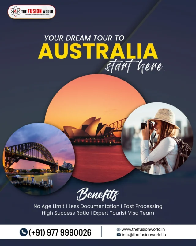 Turn your Australia travel dream into dates on your calendar. From minimal paperwork to quick approvals, explore Sydney, beaches, and more with our expert tourist visa team. Call now and start packing your bags.

#VisitAustralia #AustraliaTour #AustraliaVisitVisa #AustraliaVisa #QuickVisa  #DreamVacation #TouristVisaExperts