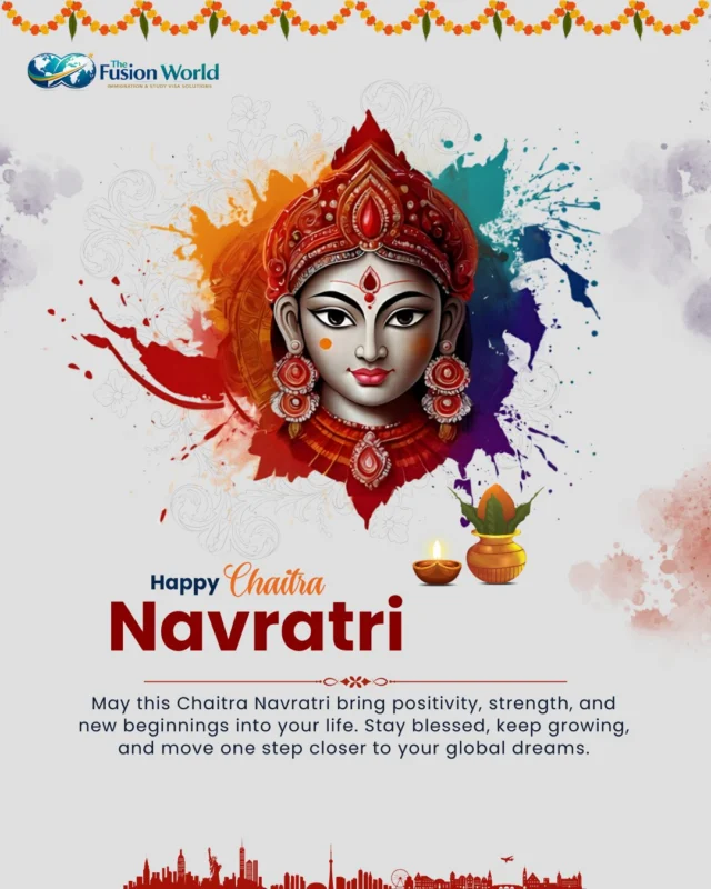 Ready to turn your international aspirations into reality? May this Chaitra Navratri bring positivity, strength & new beginnings to your life. Stay blessed, keep growing, and move one step closer to your global dreams.

#ChaitraNavratri #GlobalDreams #StudyAbroad #TheFusionWorld #NewBeginnings #VisaSuccess #Navratri2026