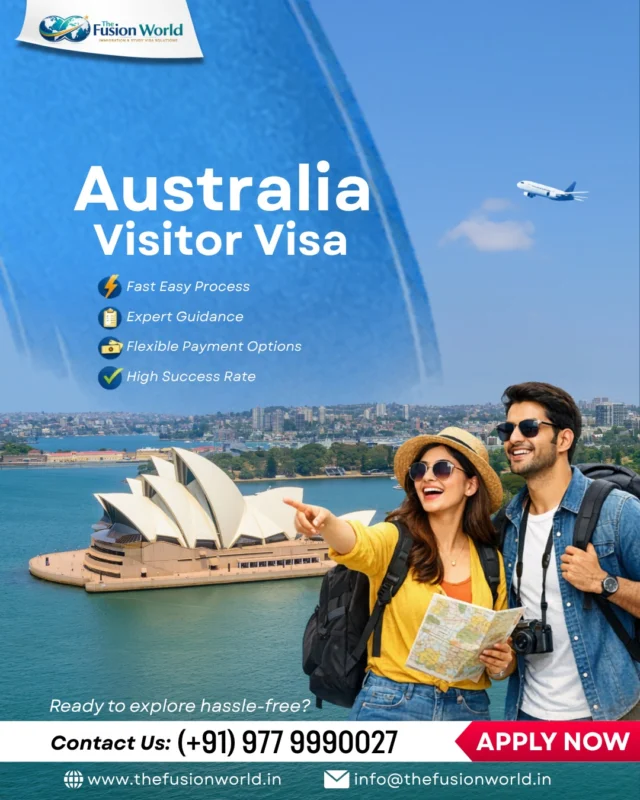 Ready to explore Australia without the visa stress? Get fast processing, expert guidance, and flexible payment options with a high success rate. Call +91 9779990027 and start your journey today!

#AustraliaVisitorVisa #AustraliaTouristVisa #VisitAustralia #TouristVisaAustralia #VisaConsultant #TravelAbroad