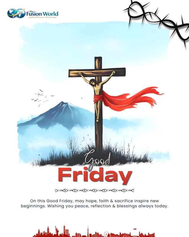 On this Good Friday, may hope, faith, and sacrifice inspire new beginnings. Wishing you peace, reflection, and blessings always. 

Take a moment to reflect and share positivity today.

#GoodFriday #Faith #Hope #Blessings #Peace #HolyDay #JesusChrist #StayBlessed #SpreadLove #TheFusionWorld