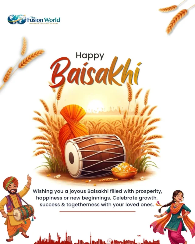 Happy Baisakhi to all from Fusion World! Wishing you a joyous Baisakhi filled with prosperity, happiness, and new beginnings. Celebrate growth, success, and togetherness with your loved ones.

#HappyBaisakhi #Baisakhi2026 #FestiveVibes #FestiveWishes #NewBeginnings #Prosperity #Togetherness
