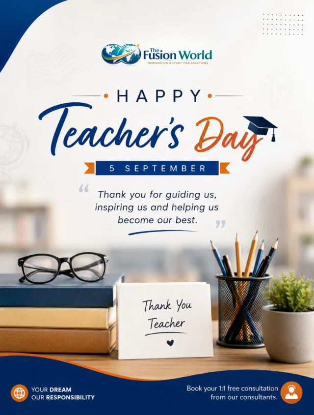 Thank you for guiding us, inspiring us and helping us become our best.” ❤️

On this Teacher’s Day, we celebrate every teacher whose guidance, inspiration and dedication helps shape a better future. 🌟

Happy Teacher’s Day From Fusion World!

#happyteachersday #teachersday2026 #teacherappreciation #thankyouteacher #teachersdaywishes